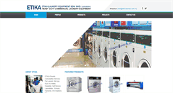 Desktop Screenshot of etika-laundry.com.my