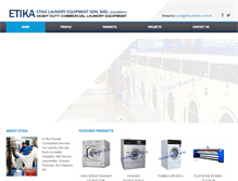 Tablet Screenshot of etika-laundry.com.my